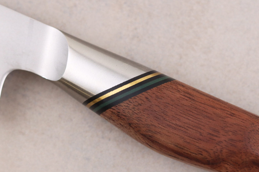 Tranchiermesser 20,5cm Ryda Knives A-30 San Maï und Griff aus Walnussholz