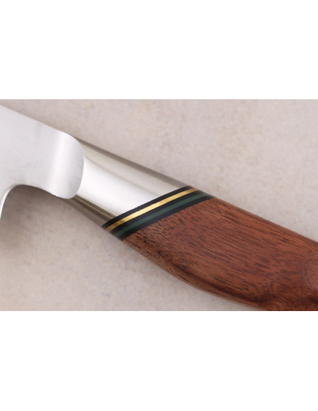 20,5cm Ryda Knives A-30 San Maï täljkniv med valnötshandtag