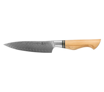 13,5cm Cuchillo Ryda ST650 Damasco con mango de madera de olivo