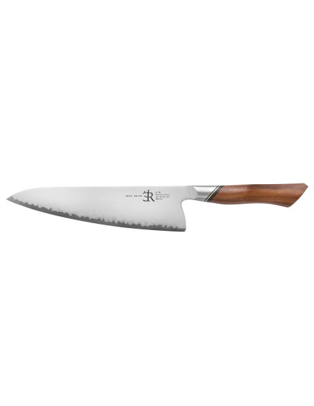 Kockkniv 20,5cm Ryda Knives A-30 San Maï med handtag i valnöt