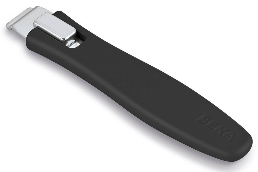Beka Evolution avtagbart handtag i bakelit - Svart