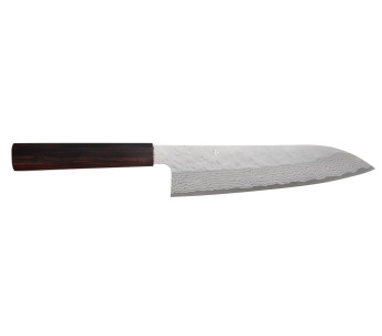 Nigara Hamono Tsuchime VG10 damas kockkniv , 20cm japansk handgjord