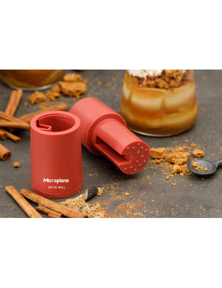 Moinho de especiarias 2 em 1 Microplane Lipstick Rose