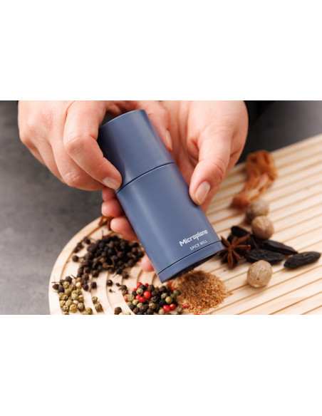 Macina spezie Microplane 2 in 1 Blu Denim