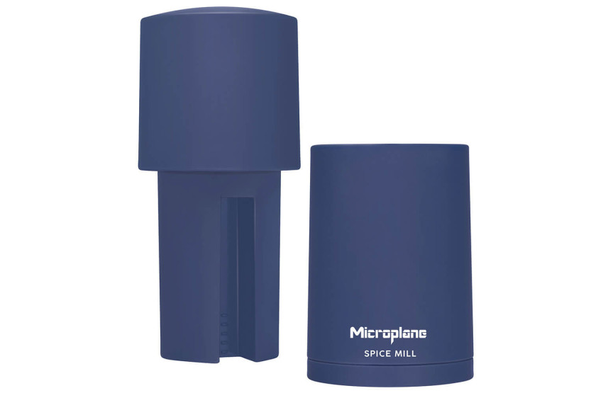 Moinho de especiarias 2 em 1 Microplane Denim Blue
