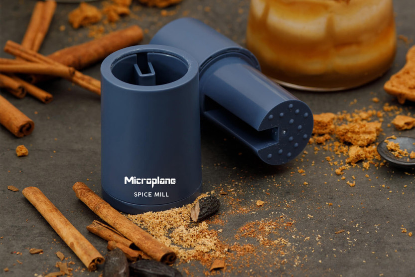 Macina spezie Microplane 2 in 1 Blu Denim