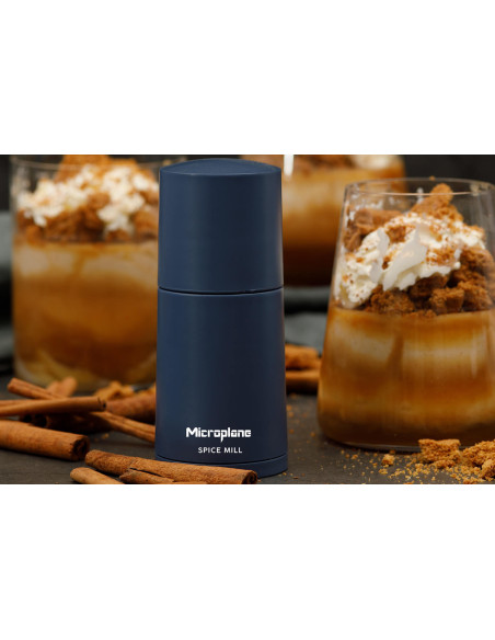 Microplane 2-in-1 Spice Mill Denim Blue