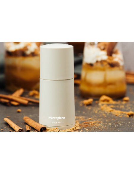 Microplane Molinillo de Especias 2 en 1 Arena Beige