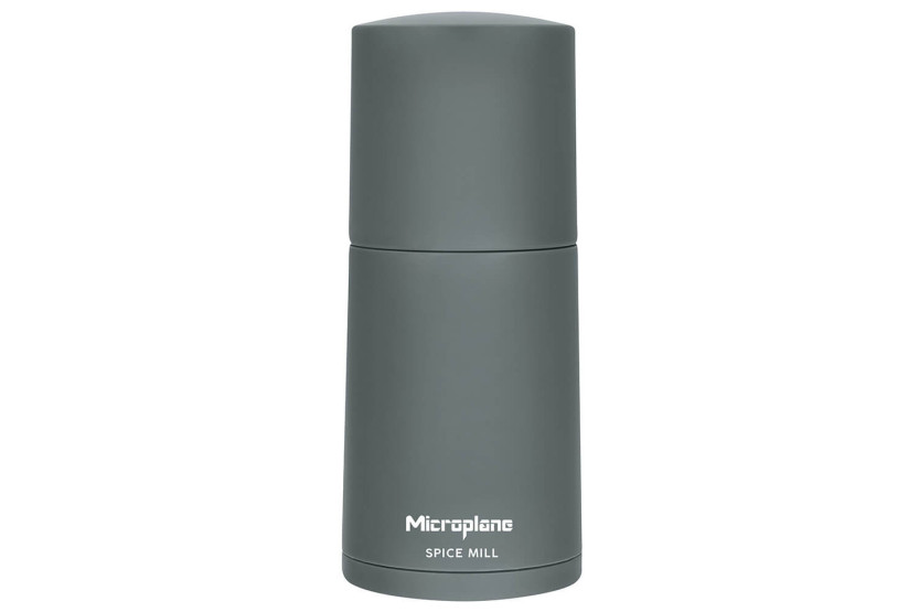 Microplane 2-i-1 krydderkvern eukalyptusgrønn