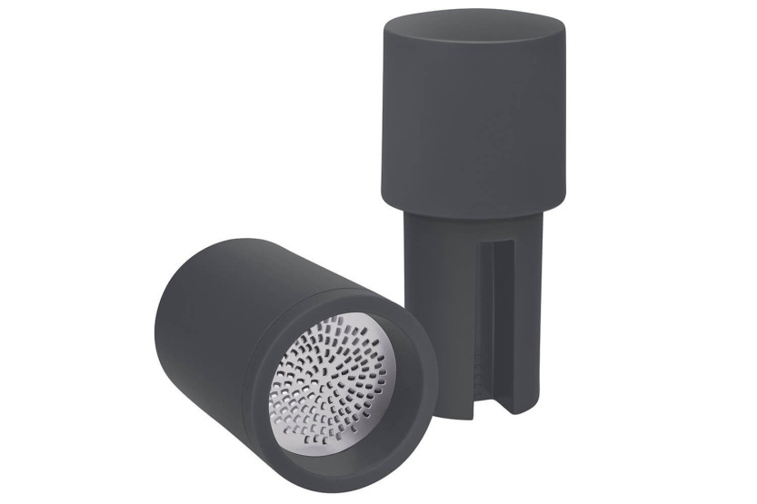 Microplane 2-i-1-krydderikværn Storm Grey