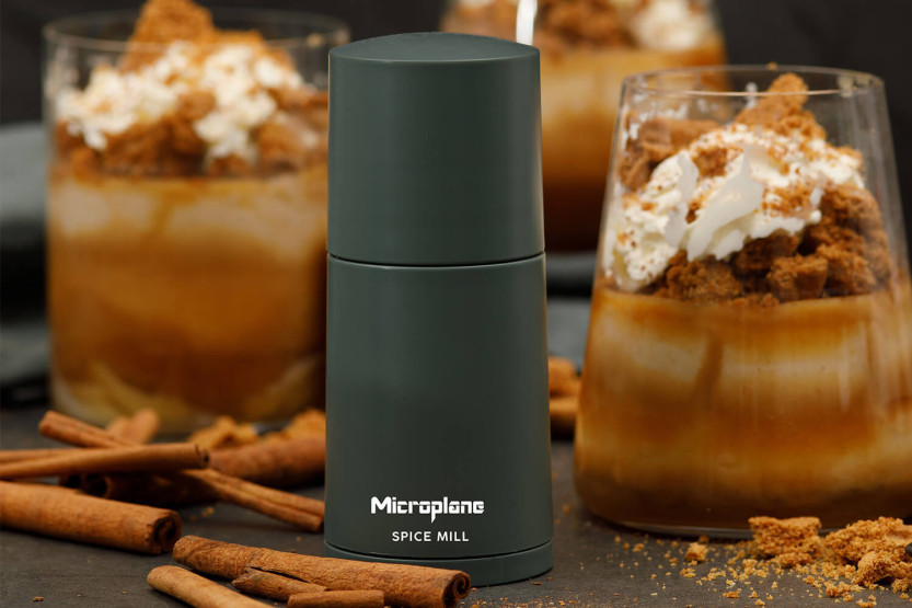 Microplane 2-in-1 maustemylly Myrskynharmaa