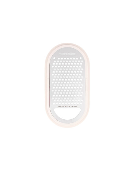 Witte 3-in-1 Microplane rasp met opbergdoos en dubbele deksel