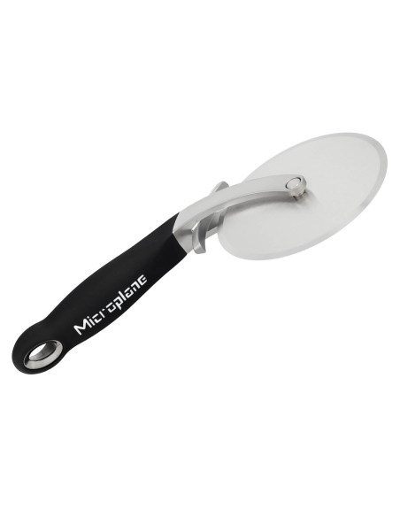 Dobbeltkantet Microplane-pizzahjul med avtakbar deigpinne