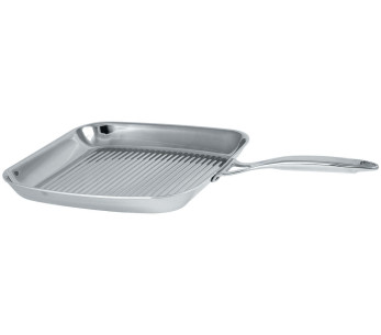 Cristel Castel'Pro grillpanne i rustfritt stål + gratis serveringstang i rustfritt stål - Exclusivity 2