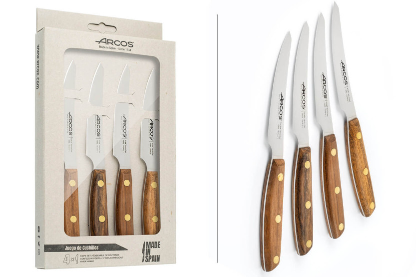 Arcos Nordika Steakmesser Set 4 Stück 10cm