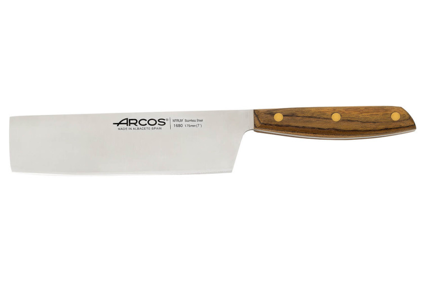 Faca de usuba Arcos Nordika com 17,5 cm de lâmina