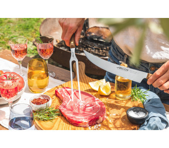 Set de barbacoa Arcos Nordika Fouchette + cuchillo de trinchar 2