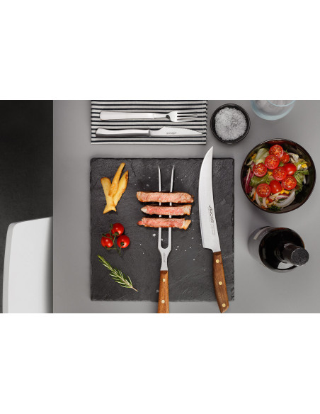Set de barbacoa Arcos Nordika: tenedor + cuchillo de trinchar