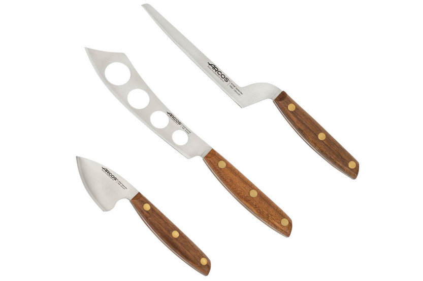 Æske med 3 Arcos Nordika-osteknive