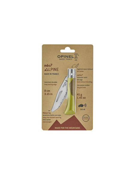Opinel Néo7 Alpine limewoodkniv