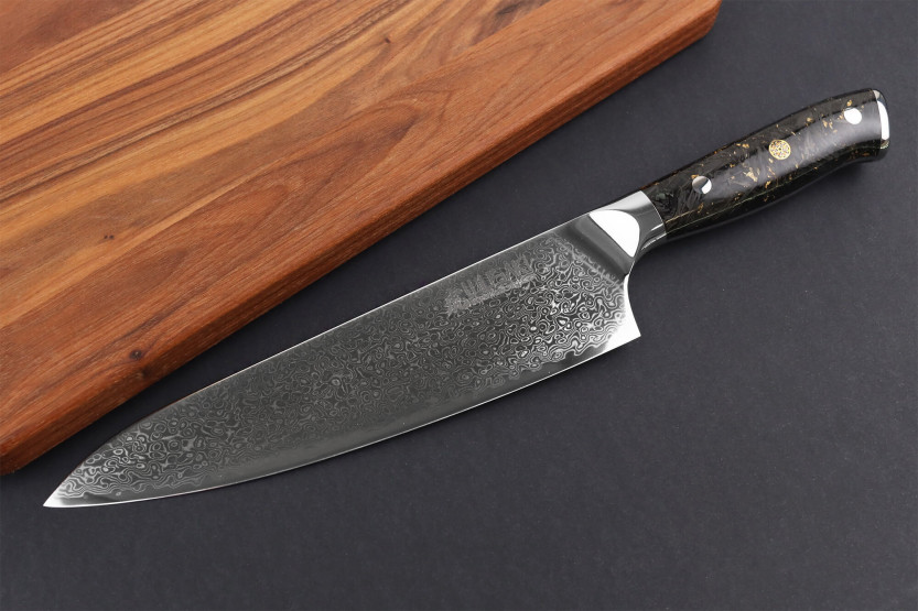 Messerset 3 Wusaki Sakin Damastmesser 10Cr Chef + Universal + Office