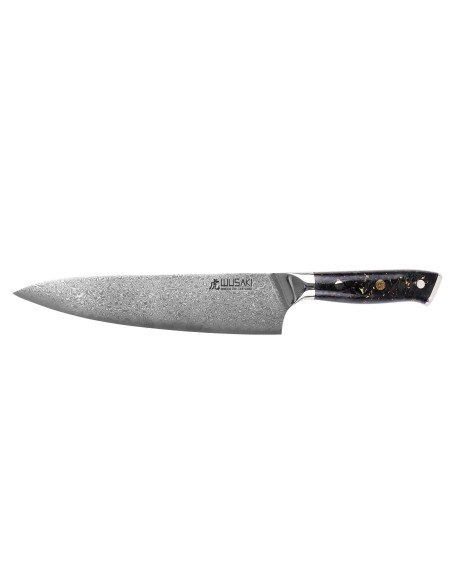 Conjunto de 2 facas Wusaki Sakin Damascus 10Cr Chef + Facas de escritório