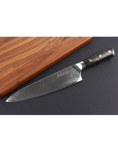 Conjunto de 2 facas Wusaki Sakin Damascus 10Cr Chef + Facas de escritório