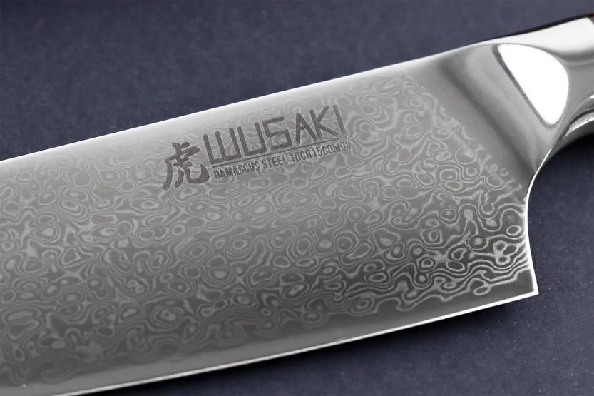 Sæt med 2 Wusaki Sakin Damascus 10Cr kokke- og kontorknive