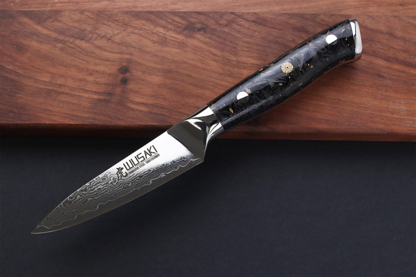 Conjunto de 2 facas Wusaki Sakin Damascus 10Cr Chef + Facas de escritório