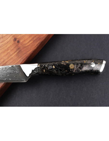 Set van 2 Wusaki Sakin Damascus 10Cr koksmessen + kantoormessen
