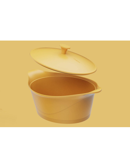 L'incroyable cocotte 28cm mango set including handle and potholders - Limited Edition 2026