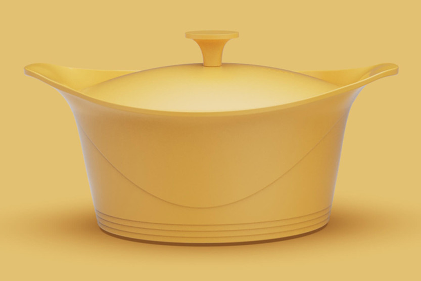 Set L'incroyable cocotte 28cm mango mit Griff und Topflappen inbegriffen - Limitierte Auflage 2026