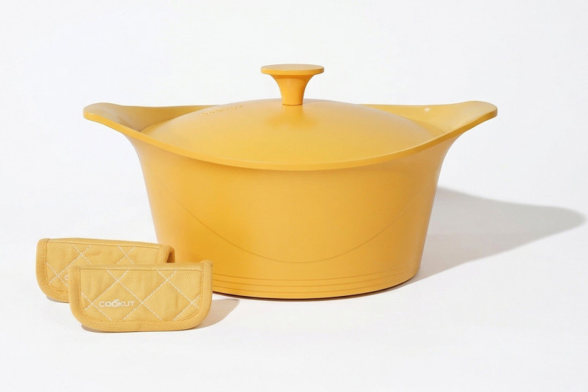 L'incroyable cocotte 24cm mango set inklusive handtag och grytlappar - Limited Edition 2026