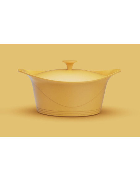 L'incroyable cocotte 24cm mango set inklusive handtag och grytlappar - Limited Edition 2026