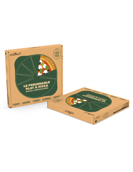 Cookut Le Formidable pizzaschaal met varen pizzasnijder