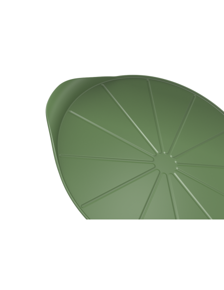 Cookut Le Formidable pizza pan with fern pizza cutter