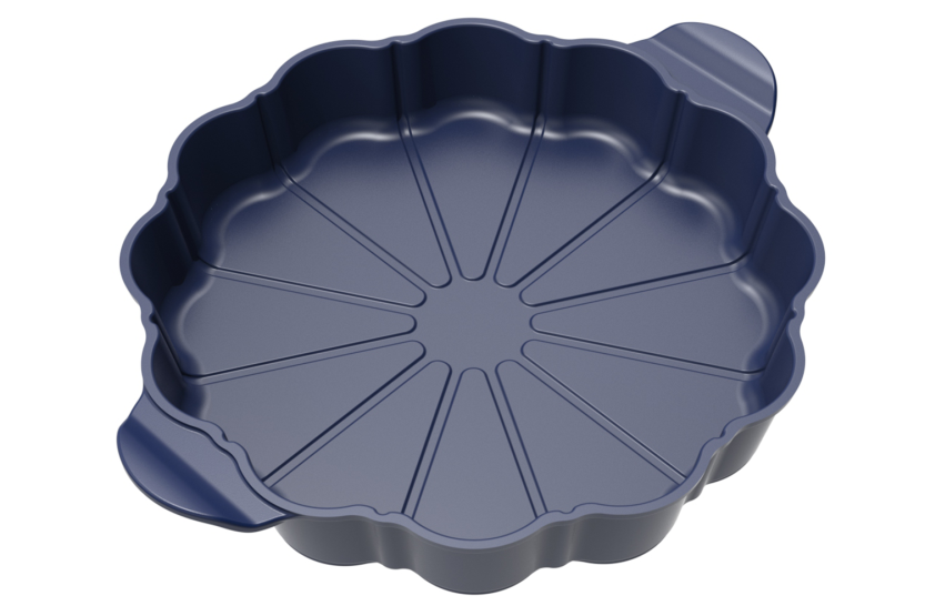 Cookut Le Formidable tart dish with blueberry tart cutter