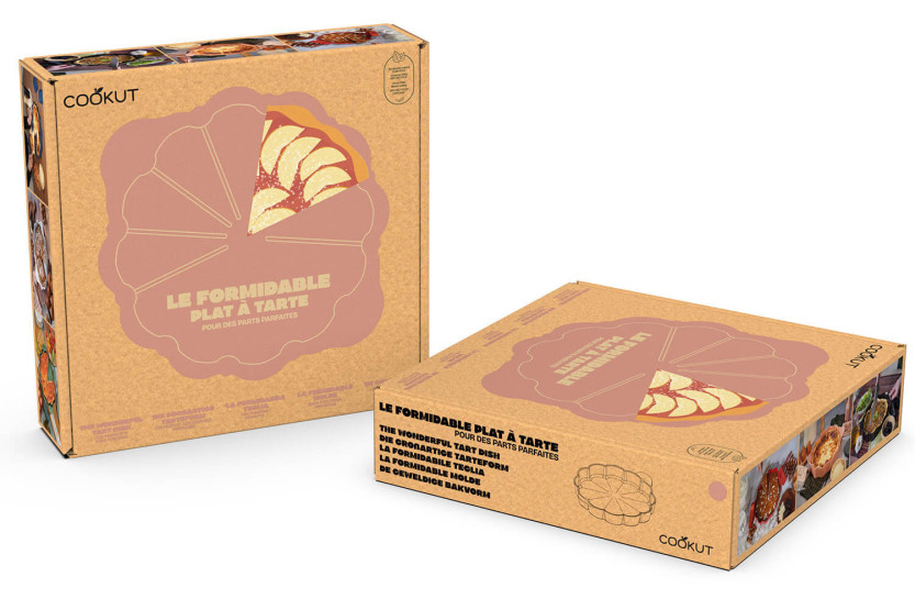 Stampo per crostata Cookut Le Formidable con tagliacrostata per marshmallow