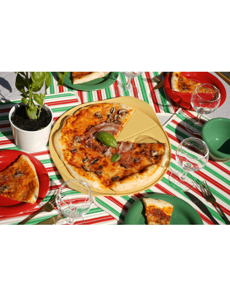 Cookut-Pizzateller "Le Formidable" mit Mango-Pizzaschneider - Limitierte Auflage 2026