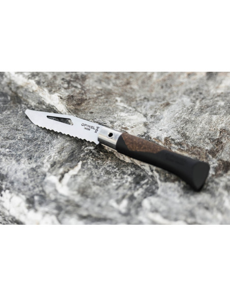 Cuchillo Opinel Néo7 Alpine negro marrón