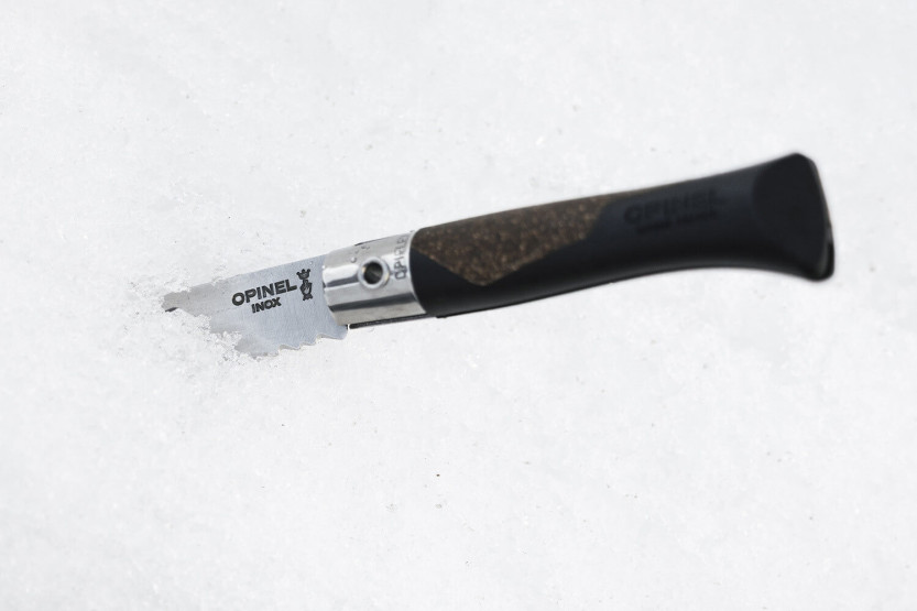 Opinel Néo7 Alpine sortbrun kniv