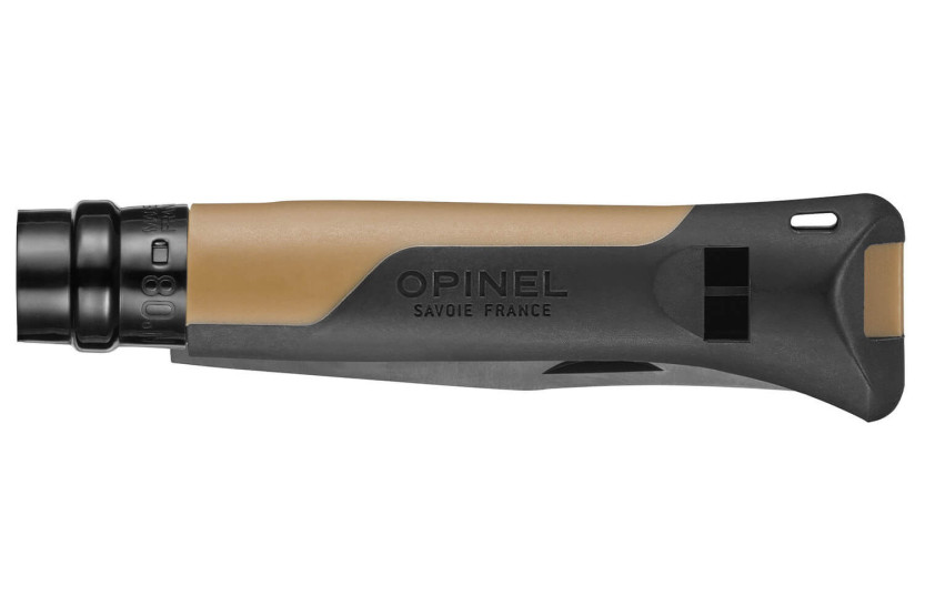Opinel knife N°08 Horizon mustard & black