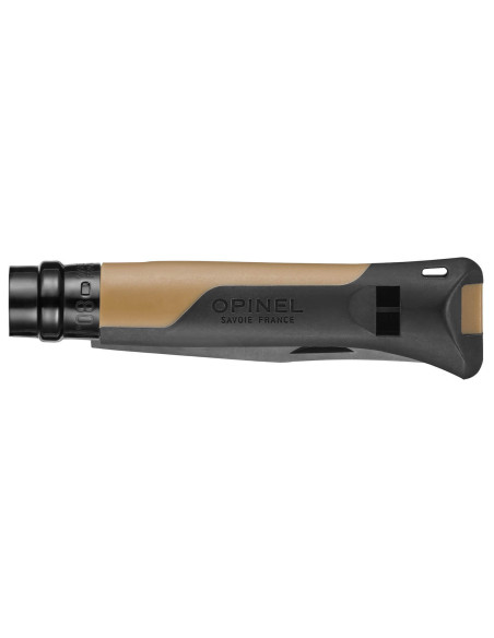 Opinel-veitsi N°08 Horizon sinappi & musta