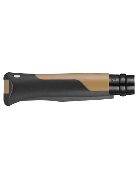 Opinel mes N°08 Horizon mosterd & zwart