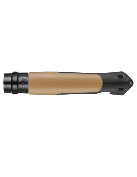 Opinel-Messer N°08 Horizon Senf & Schwarz