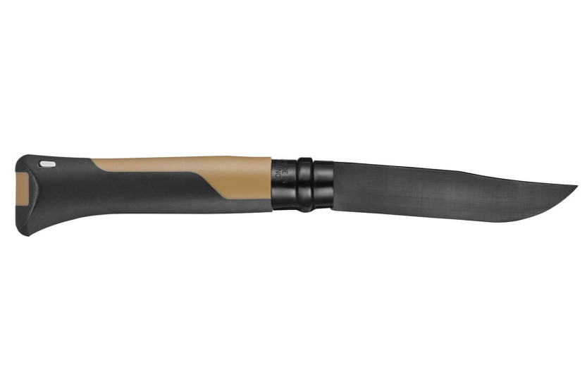 Opinel-veitsi N°08 Horizon sinappi & musta