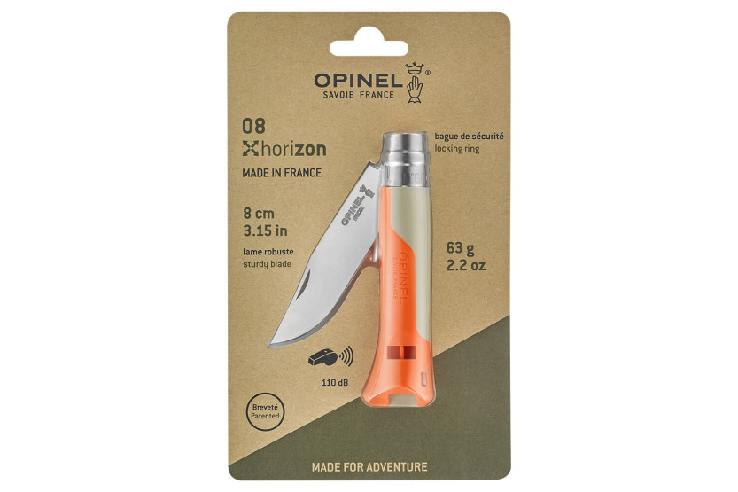 Opinel mes N°08 Horizon oranje