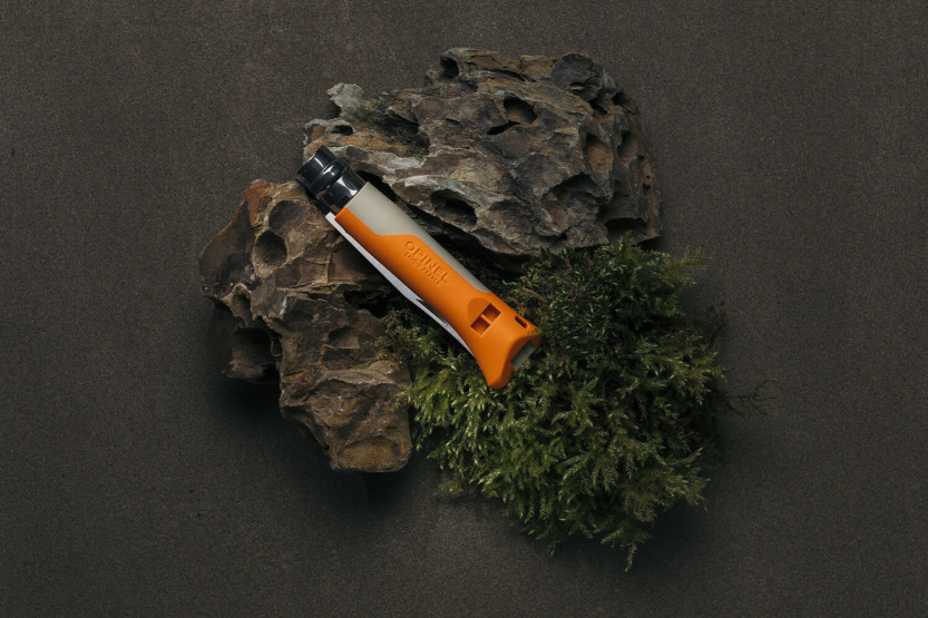 Opinel mes N°08 Horizon oranje