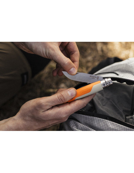 Opinelkniv N°08 Horizon orange