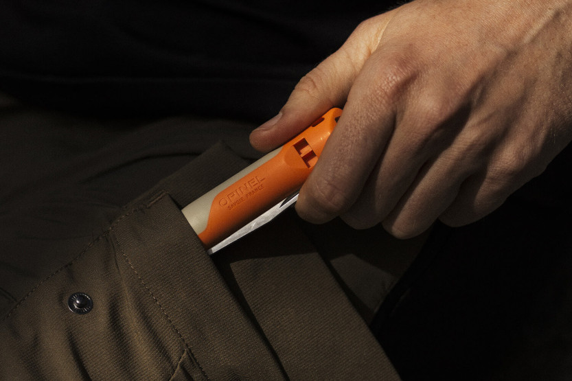 Opinel knife N°08 Horizon orange